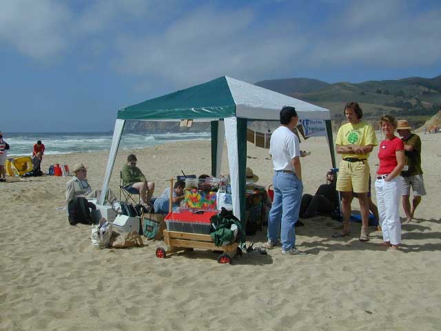 As more people arrived, we had more introductions and more food to eat. 