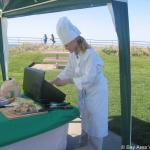 Chef Alex Cooks Up Gardenburger Chik'n Grill