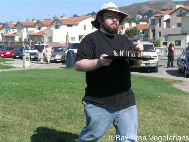 Chris rushing back with more burgers