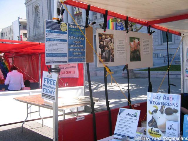 Left wall of BAVeg booth
