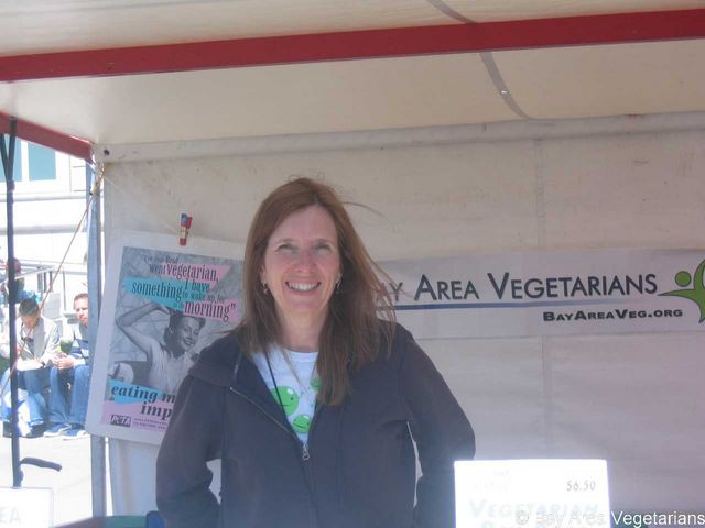 Peggy, a BAVeg volunteer