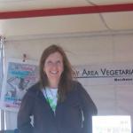 Peggy, a BAVeg volunteer