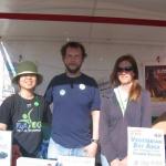 Three Vegan Volunteers