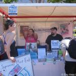 Katherine & Chris at the BAVeg booth