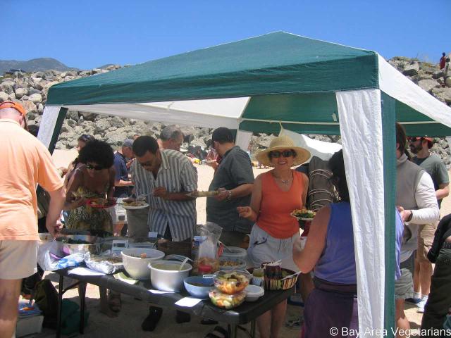 Vegan Food Party at Montara State Beach