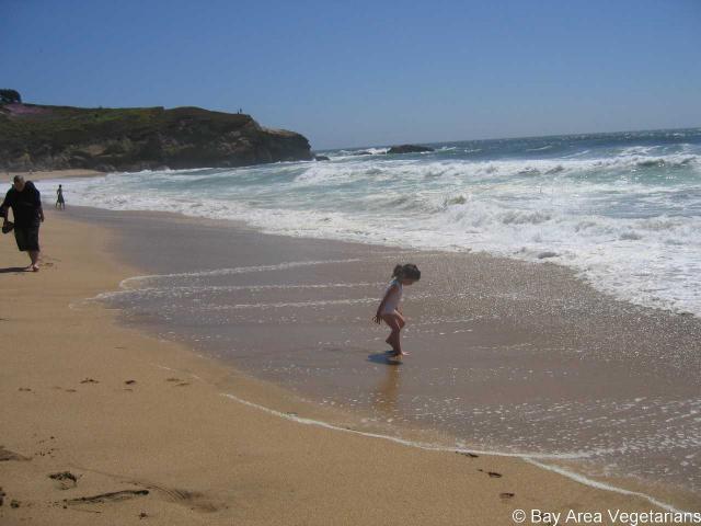 Little Girl, Sand, Surf