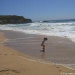 Little Girl, Sand, Surf
