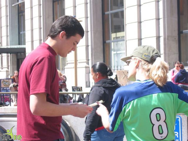 Have a Heart, GO VEG LEAFLETING April 2008