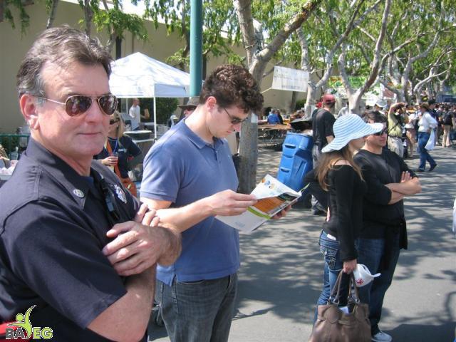 Reading Vegetarian Starter Kit at Maker Faire 2008