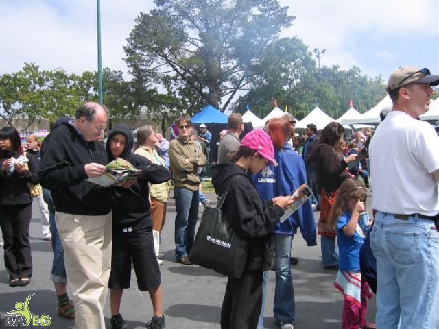 Reading Vegetarian Starter Kit at Maker Faire 2008
