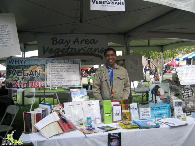 Ravi spreads the compassionate message of veganism!