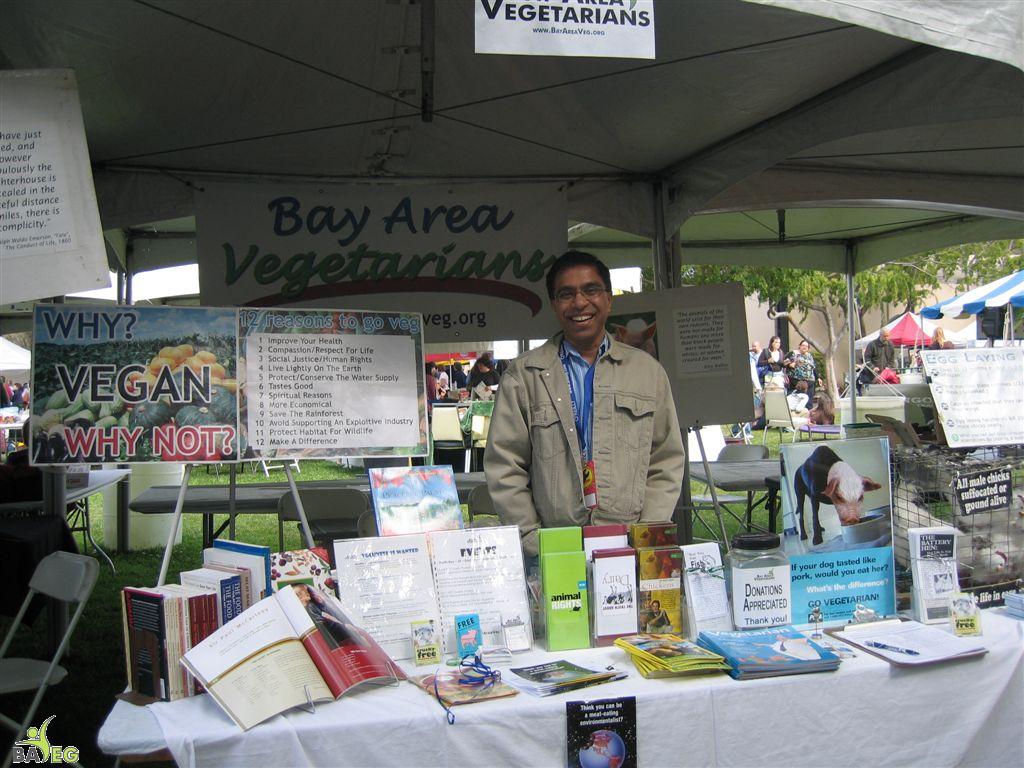 Ravi spreads the compassionate message of veganism!