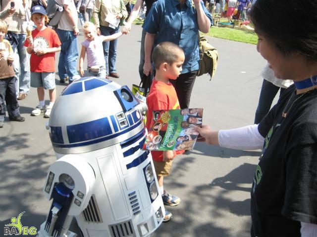Even R2D2 wanted a Vegetarian Starter Kit