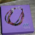 Tourmaline & Sterling Silver Bracelet