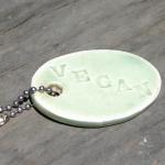 "Vegan" Keychain