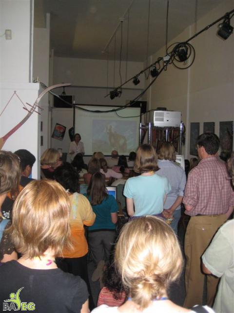 A full house for the Animal Place slideshow