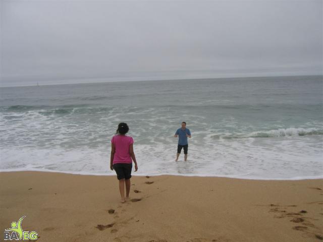 Mila and Mike at the beach