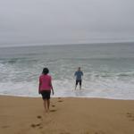 Mila and Mike at the beach