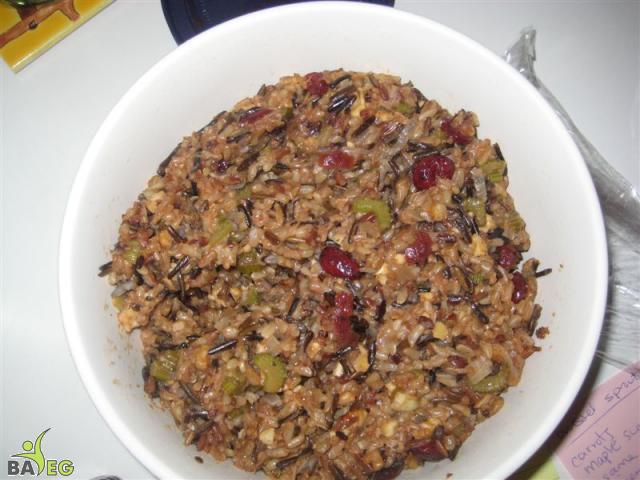 Wild rice stuffing
