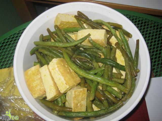 Tofu & green beans