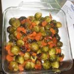 Glazed brussel sprouts
