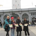 Have-a-Heart, Go Veg Leafleting, SF, Jan 2009