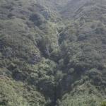 This is where the waterfall would be if there were water
