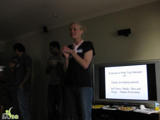 Alex giving her presentation